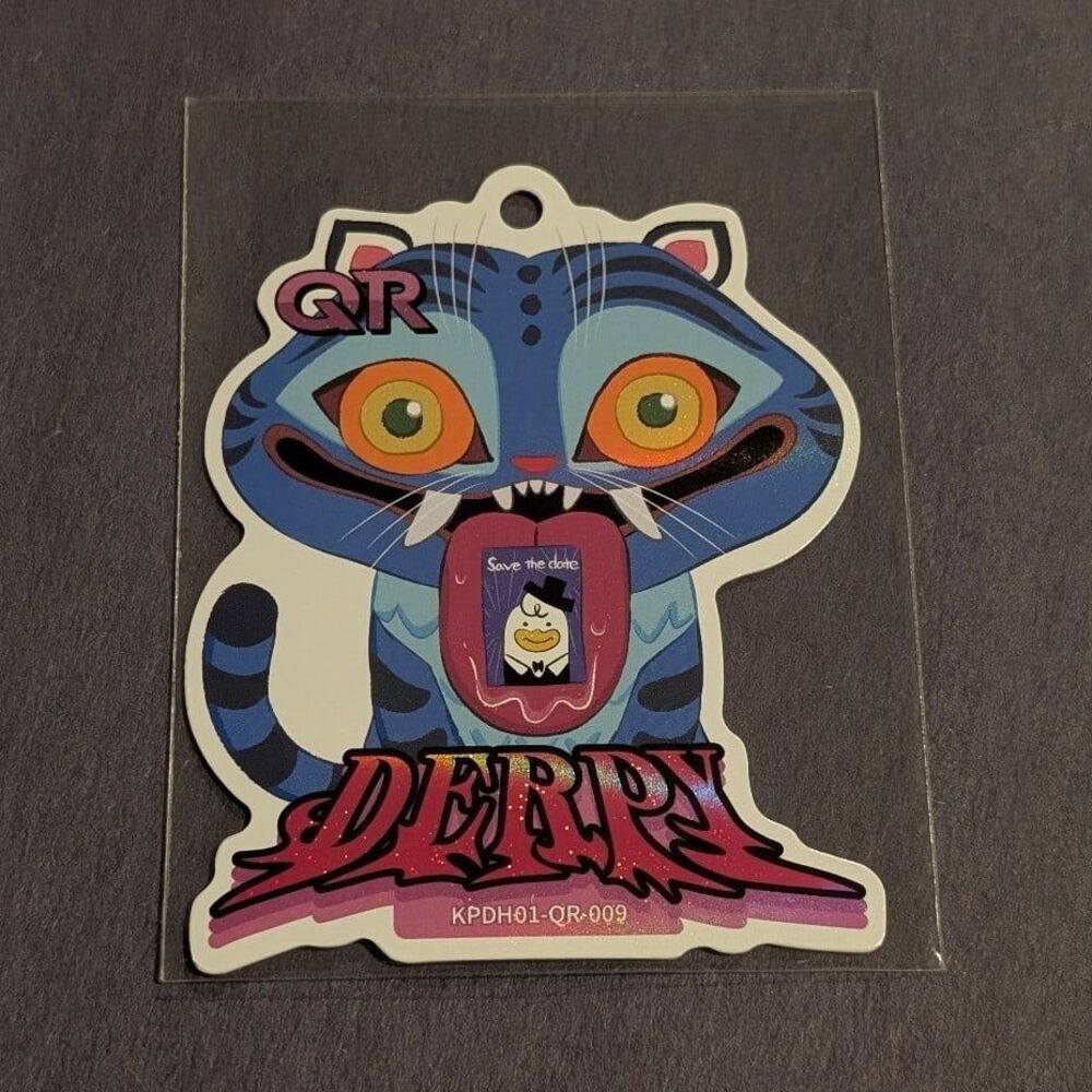 Kayou K-Pop Demon Hunters Derpy Tiger QR Card KPDH01-QR-009